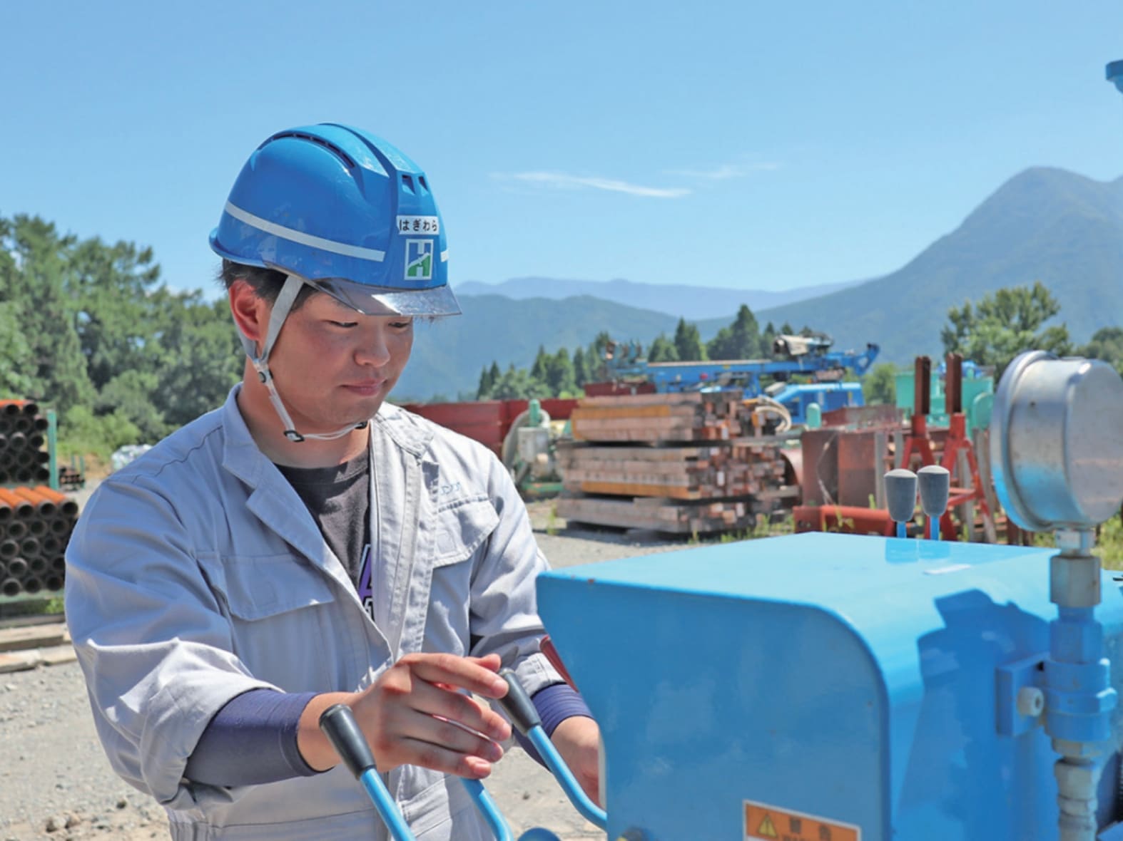 2017年入社 工事部門 萩原 朋也