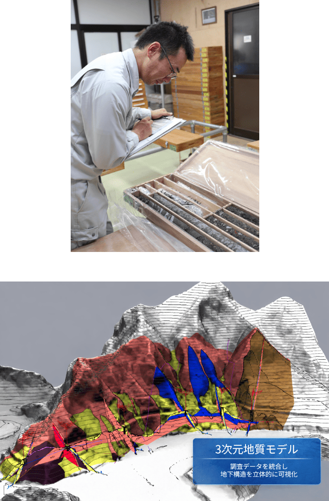 地質調査、建設コンサルタント